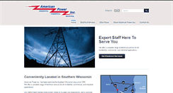 Desktop Screenshot of americanpowerinc.net