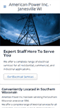Mobile Screenshot of americanpowerinc.net